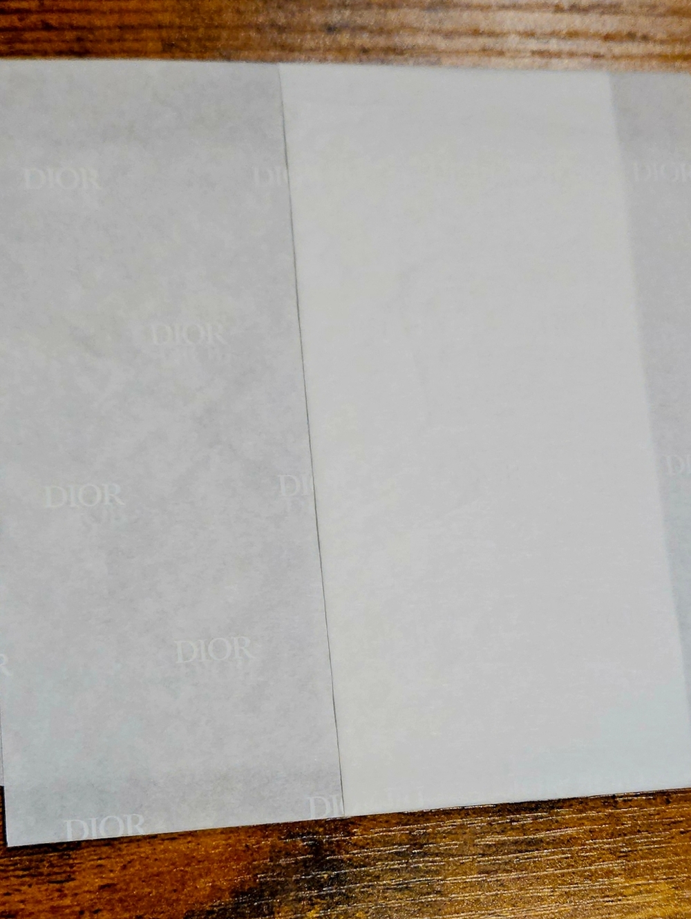 NEW Dior White Gold Gift Box Set Dust Bag Blank Card Tissue Paper Wallet Jewelry - Picture 6 of 15